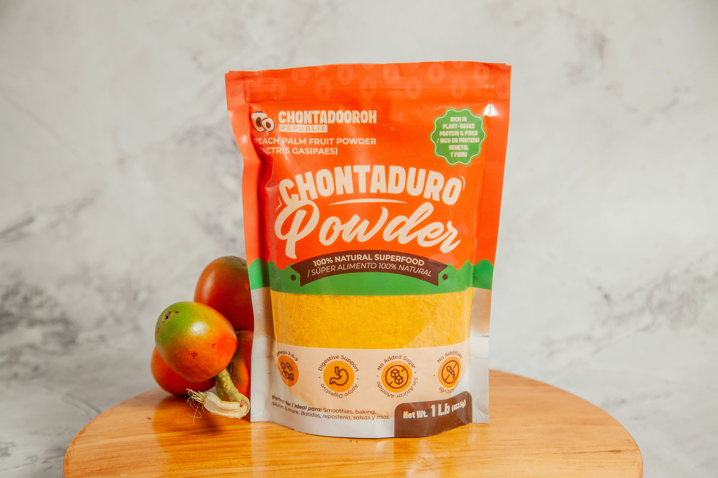 Peach Palm Fruit Powder 1 Lb.  |  Chontaduro en Polvo 1 Lb.